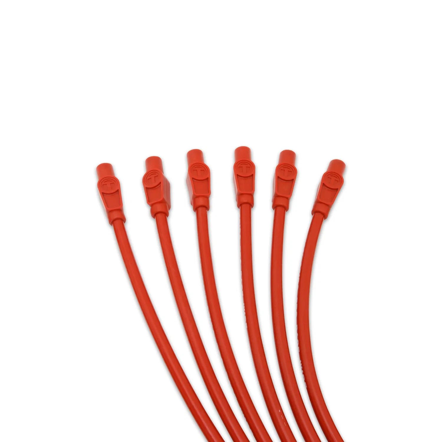 Spark Plug Wire Set Universal 10.4mm Silicone Spiro Pro 409 409 180_ Red 79245